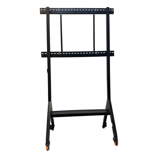 Metal Mobile Interactive Screen Stand with Wheels and Loading Net WAN-STB-150N
