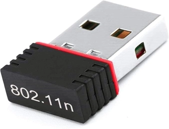 USB Wi-Fi card with internal antenna, 300 Mbps speed