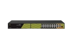 سويتش جيناتا 16  بورت 10-100 + 2 بورت جيجا + 1 بورت فايبر  180 وات  - GNT-P4813V6