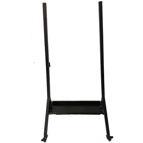 Metal Mobile Interactive Screen Stand with Wheels and Loading Net WAN-STB-150N