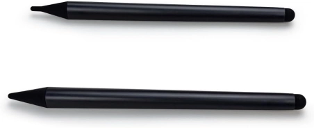 Interactive screen and whiteboard pen with dual tips (2mm and 4mm), abrasion-resistant, black, WAN-PB242m, magnetically drawn