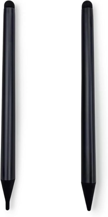 Interactive screen and whiteboard pen with dual tips (2mm and 4mm), abrasion-resistant, black, WAN-PB242m, magnetically drawn